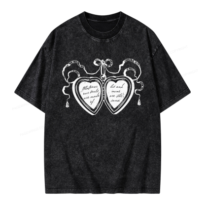 Pagewings Whatever Our Souls Are Made Of Unisex Washed T-shirt