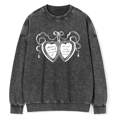 Pagewings Whatever Our Souls Are Made Of Unisex Washed Sweatshirt