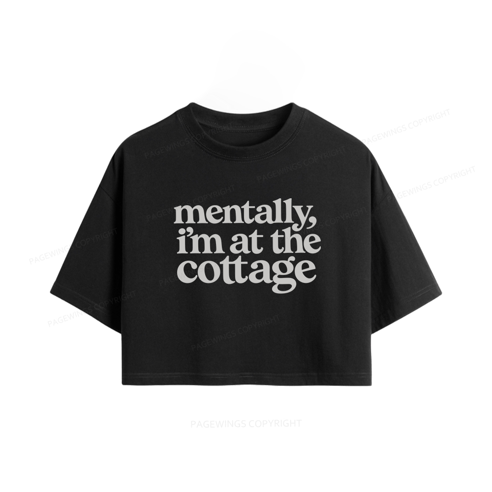 Pagewings At The Cottage Women Crop Tops