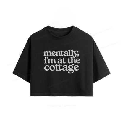 Pagewings At The Cottage Women Crop Tops