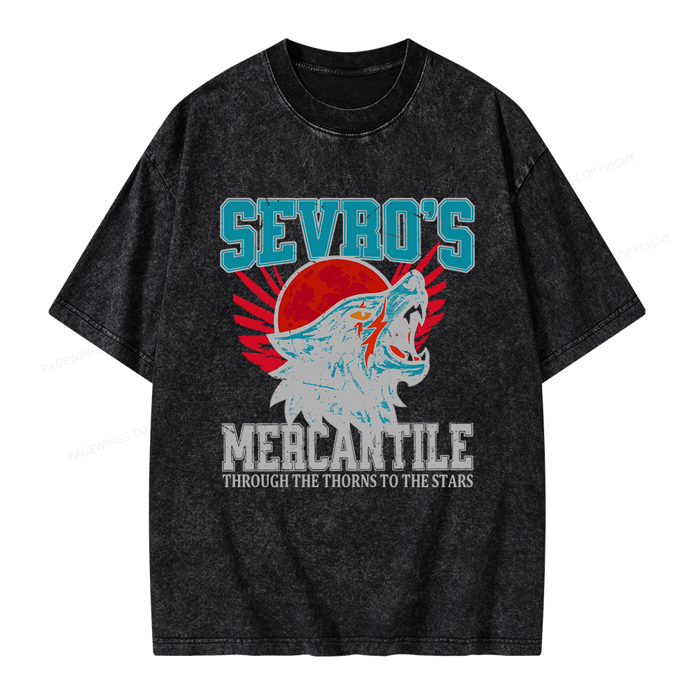 Pagewings Through The Thorns To The Stars Unisex Washed T-shirt