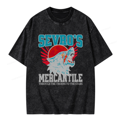 Pagewings Through The Thorns To The Stars Unisex Washed T-shirt