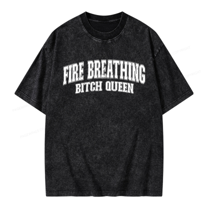 Pagewings Bookish Queen Unisex Washed T-shirt