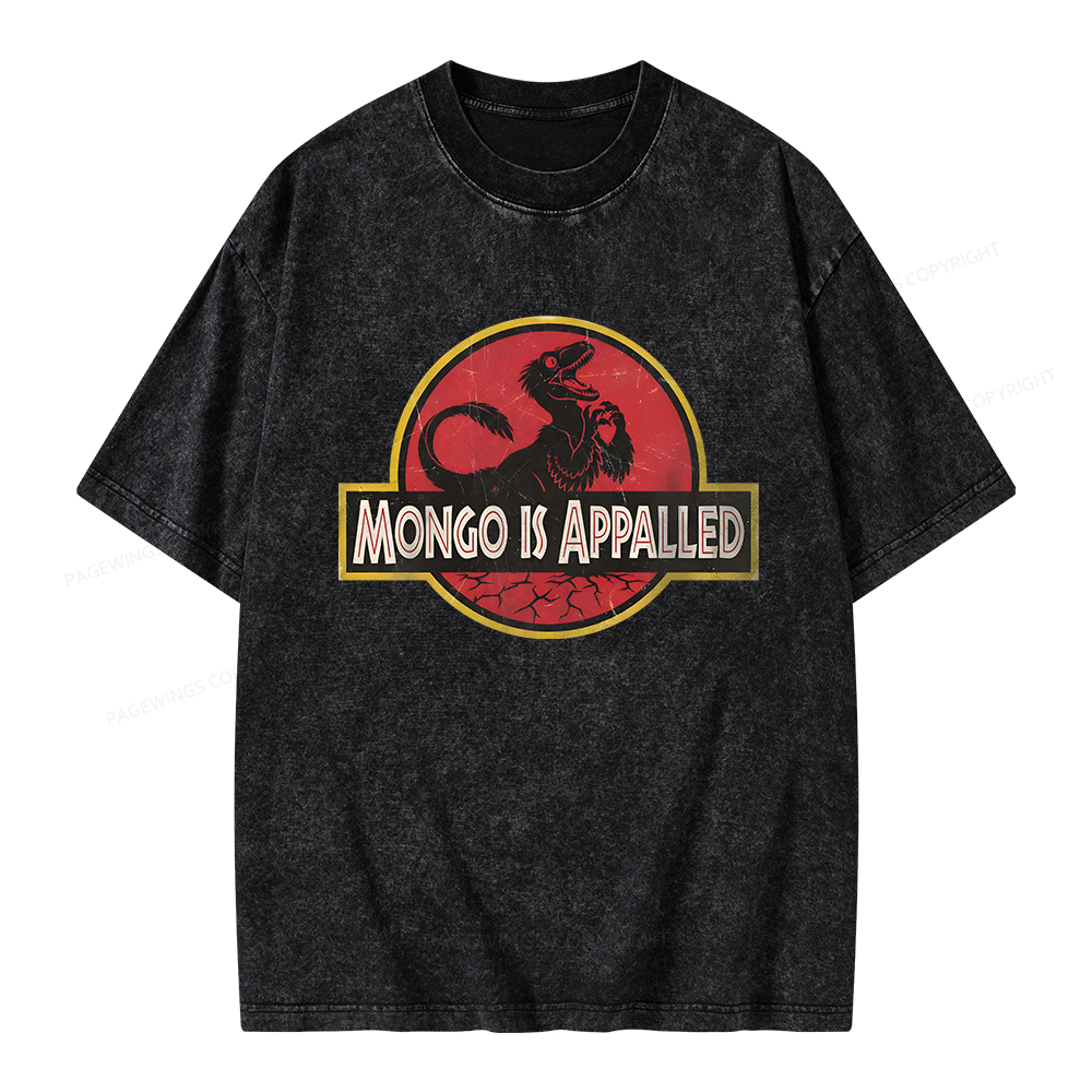 Pagewings Mongo Is Appalled Unisex Washed T-shirt