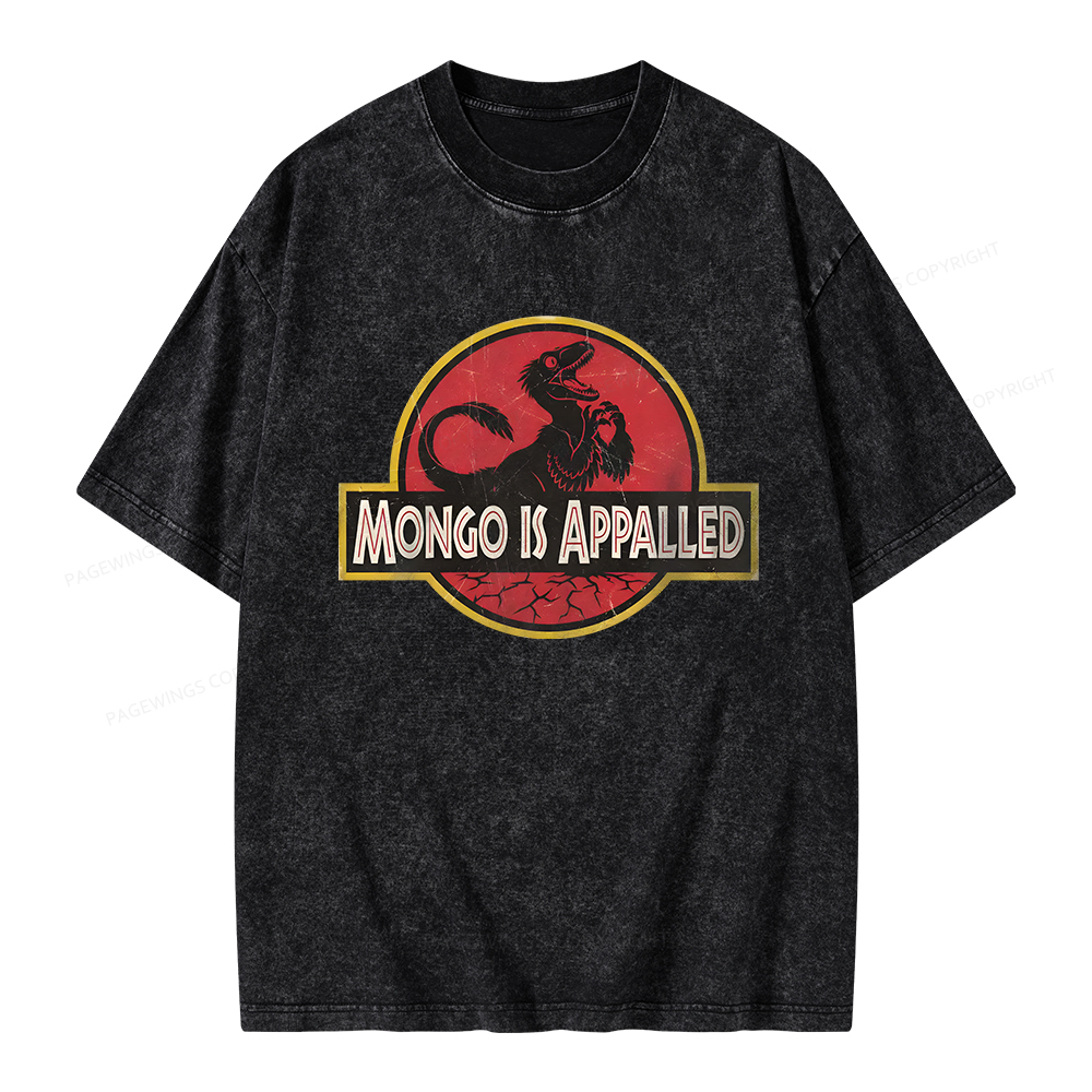 Pagewings Mongo Is Appalled Unisex Washed T-shirt