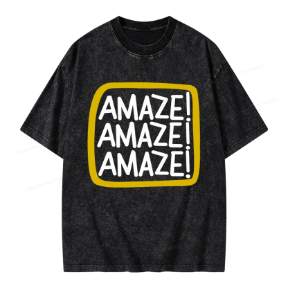 Pagewings Amaze Unisex Washed T-shirt