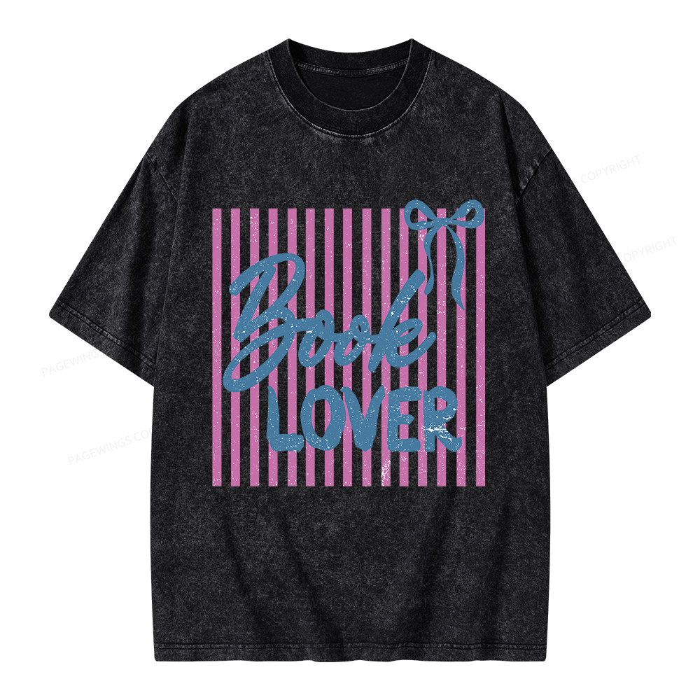 Pagewings Book Lover Unisex Washed T-shirt