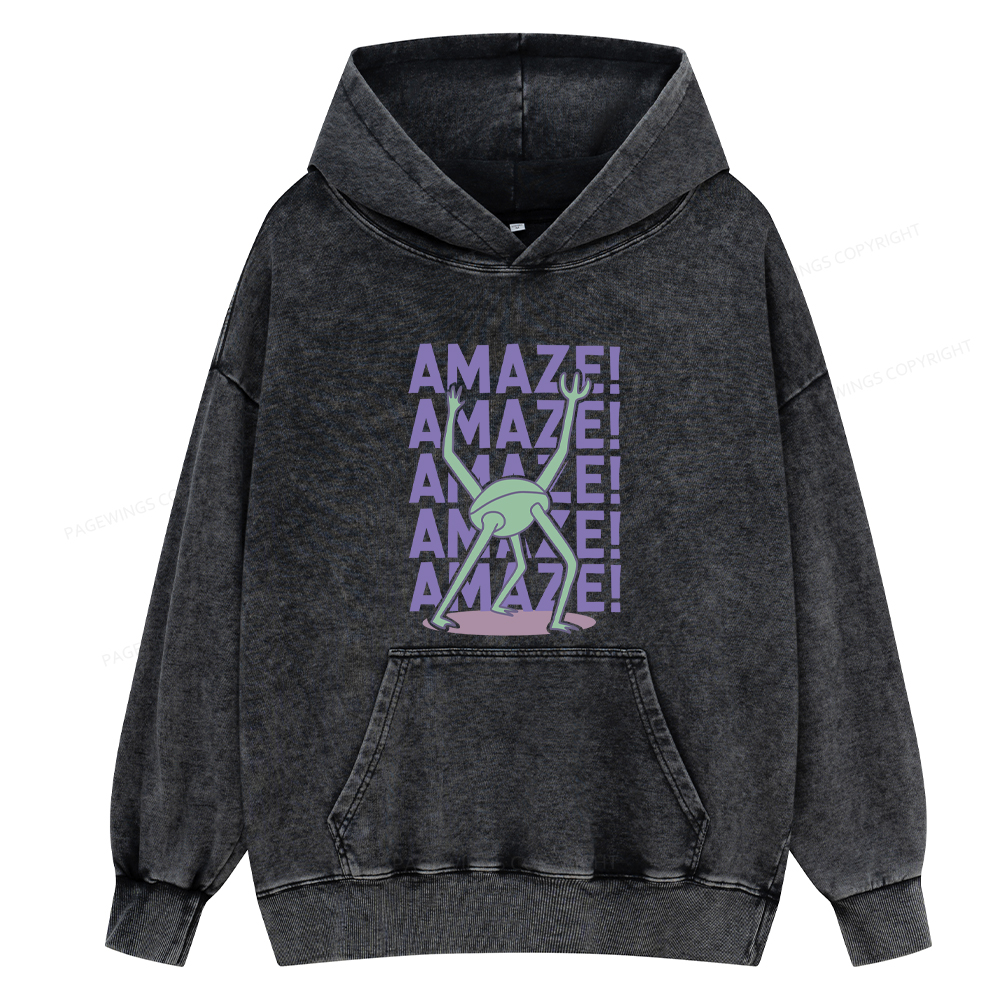 Pagewings Rocky Amaze Unisex Washed Hoodie