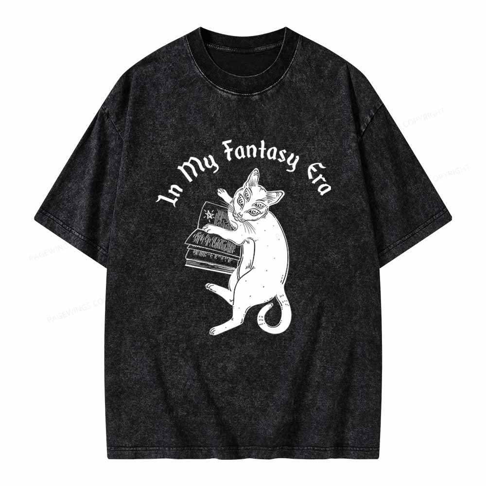 Pagewings In My Fantasy Era Unisex Washed T-shirt