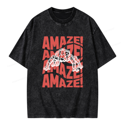 Pagewings Amaze Space Unisex Washed T-shirt