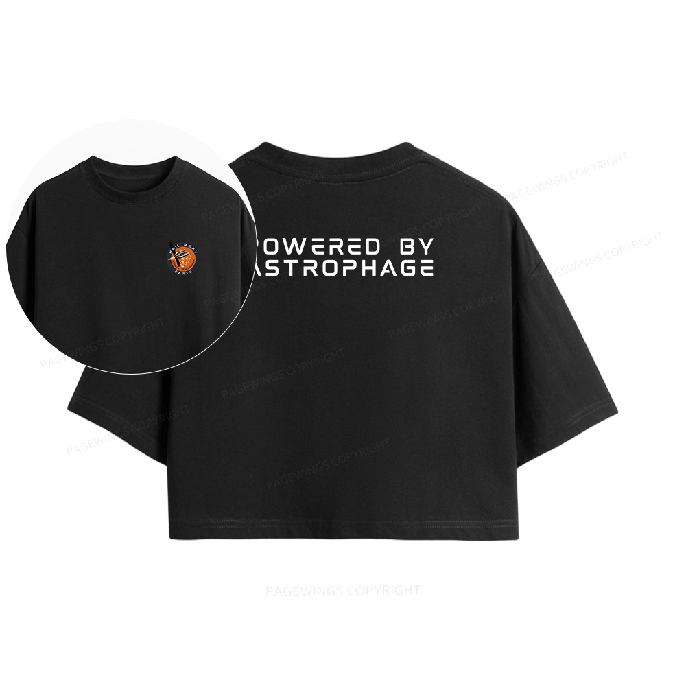 Pagewings Powered By Astrophage Women Crop Tops