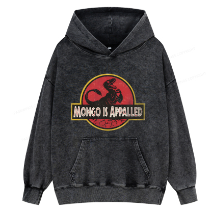 Pagewings Mongo Is Appalled Unisex Washed Hoodie