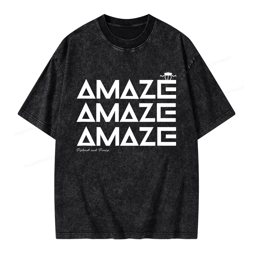 Pagewings Amaze Unisex Washed T-shirt
