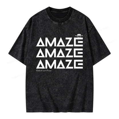 Pagewings Amaze Unisex Washed T-shirt