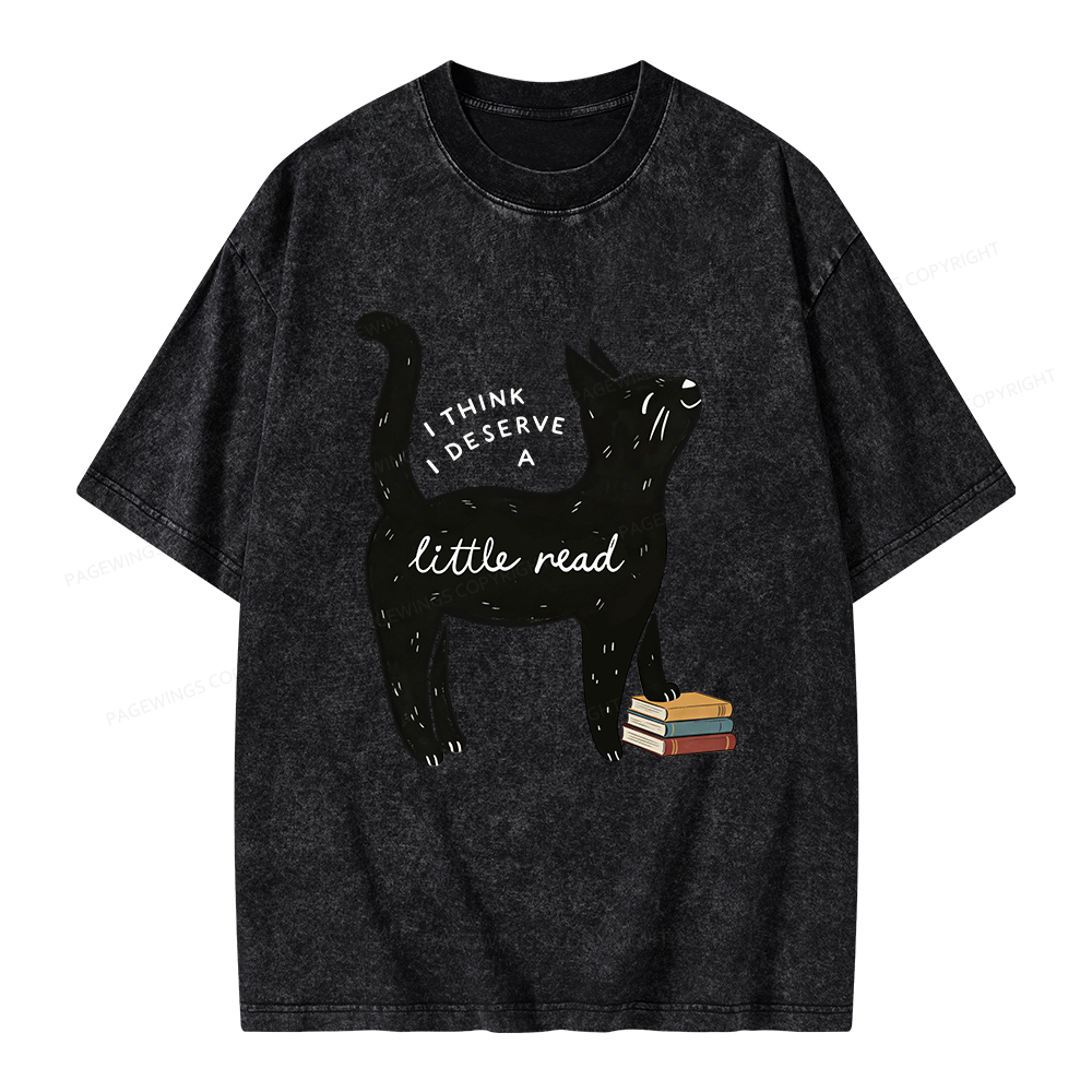 Pagewings Little Read Unisex Washed T-shirt
