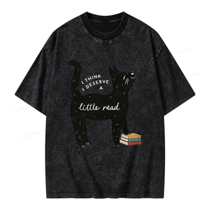 Pagewings Little Read Unisex Washed T-shirt