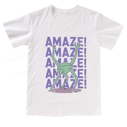 Pagewings Rocky Amaze V-neck T-shirt