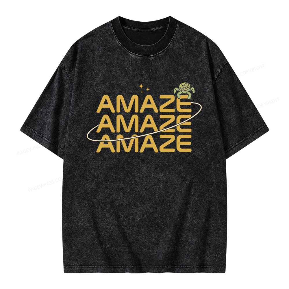 Pagewings Amaze Unisex Washed T-shirt