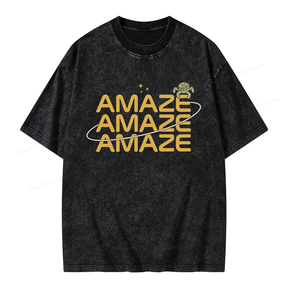 Pagewings Amaze Unisex Washed T-shirt