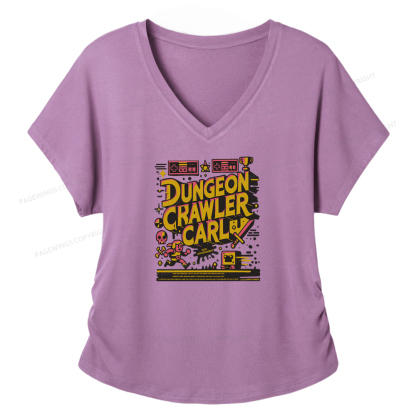 Pagewings Book New Achievement Soft Women's Modal V-neck T-shirt