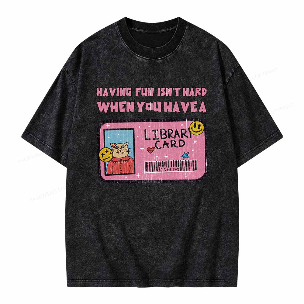 [Copy]Pagewings Do You Even Read Unisex Washed T-shirt
