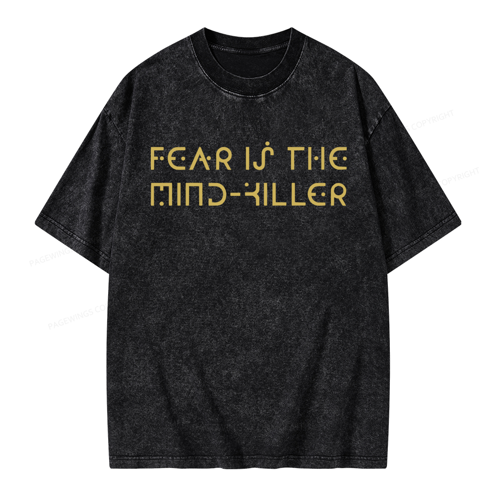 Pagewings Fear Is The Mind-Killer Unisex Washed T-shirt