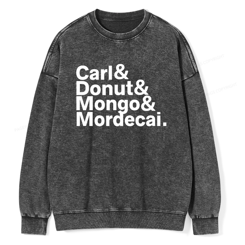 Pagewings Sci-Fi Book Lover Unisex Washed Sweatshirt