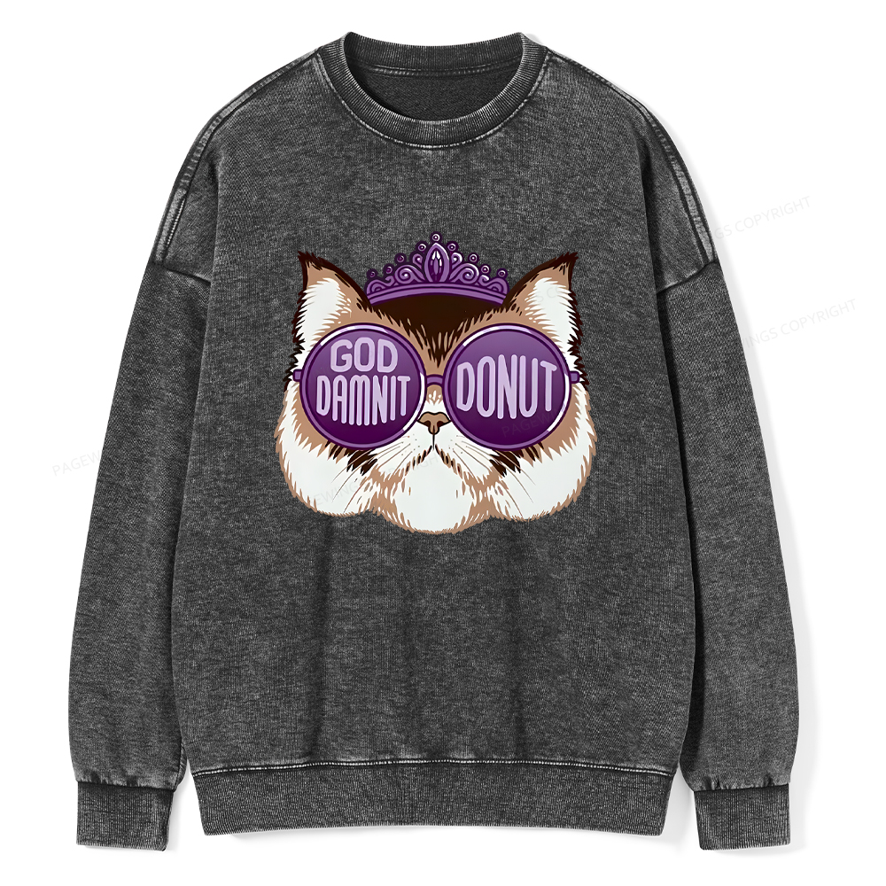 Pagewings Sci-Fi Book Lover Unisex Washed Sweatshirt