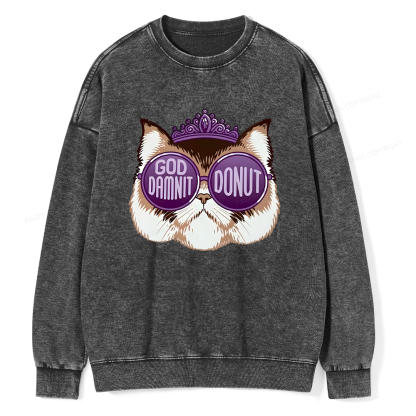 Pagewings Sci-Fi Book Lover Unisex Washed Sweatshirt