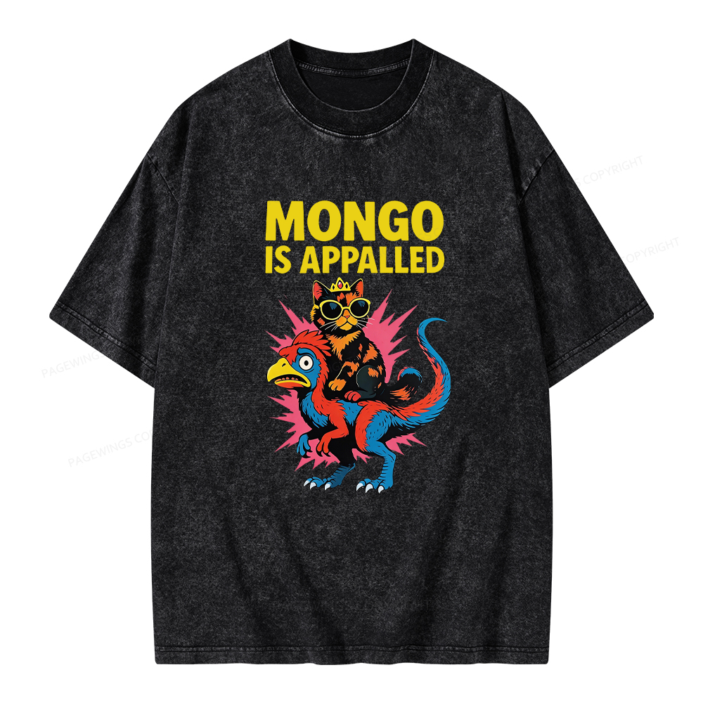 Pagewings Mongo Is Appalled Unisex Washed T-shirt