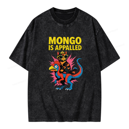 Pagewings Mongo Is Appalled Unisex Washed T-shirt