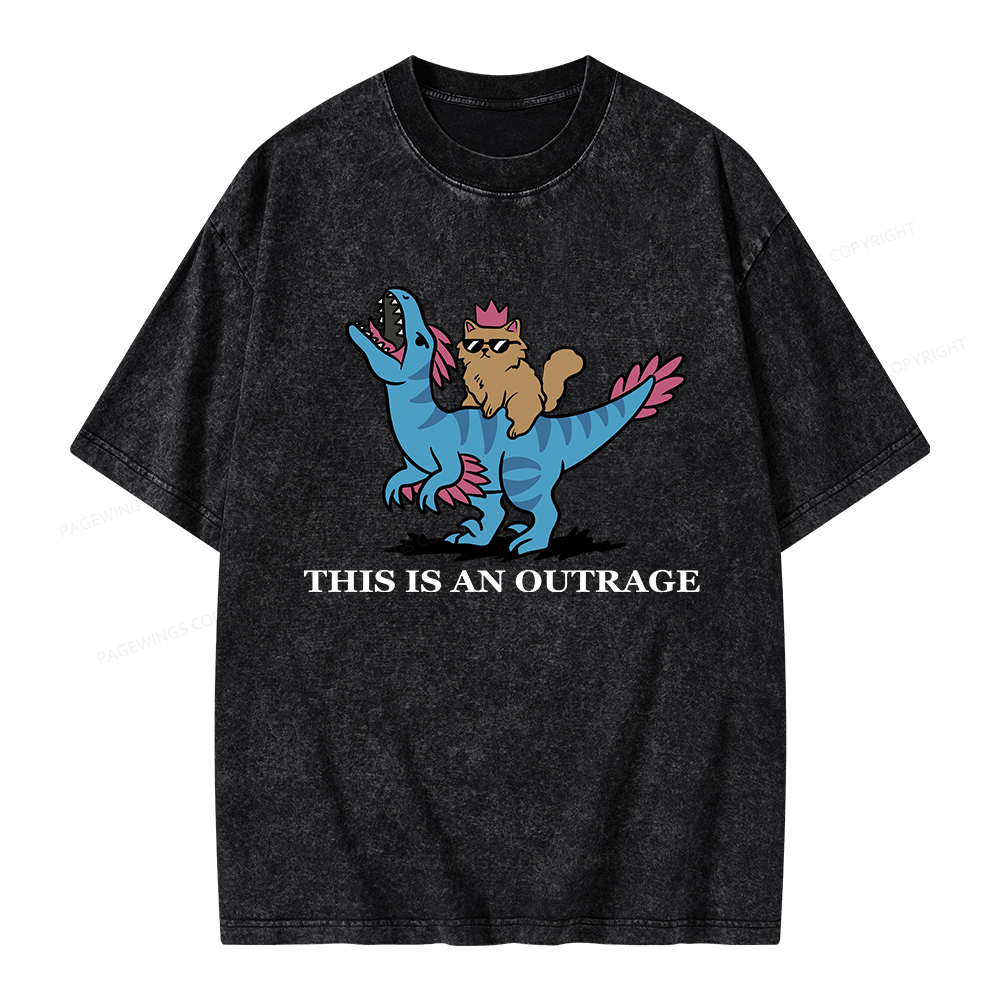 Pagewings Fantasy Book Reader Unisex Washed T-shirt