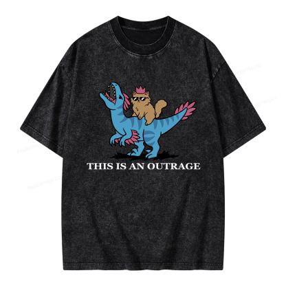 Pagewings Fantasy Book Reader Unisex Washed T-shirt