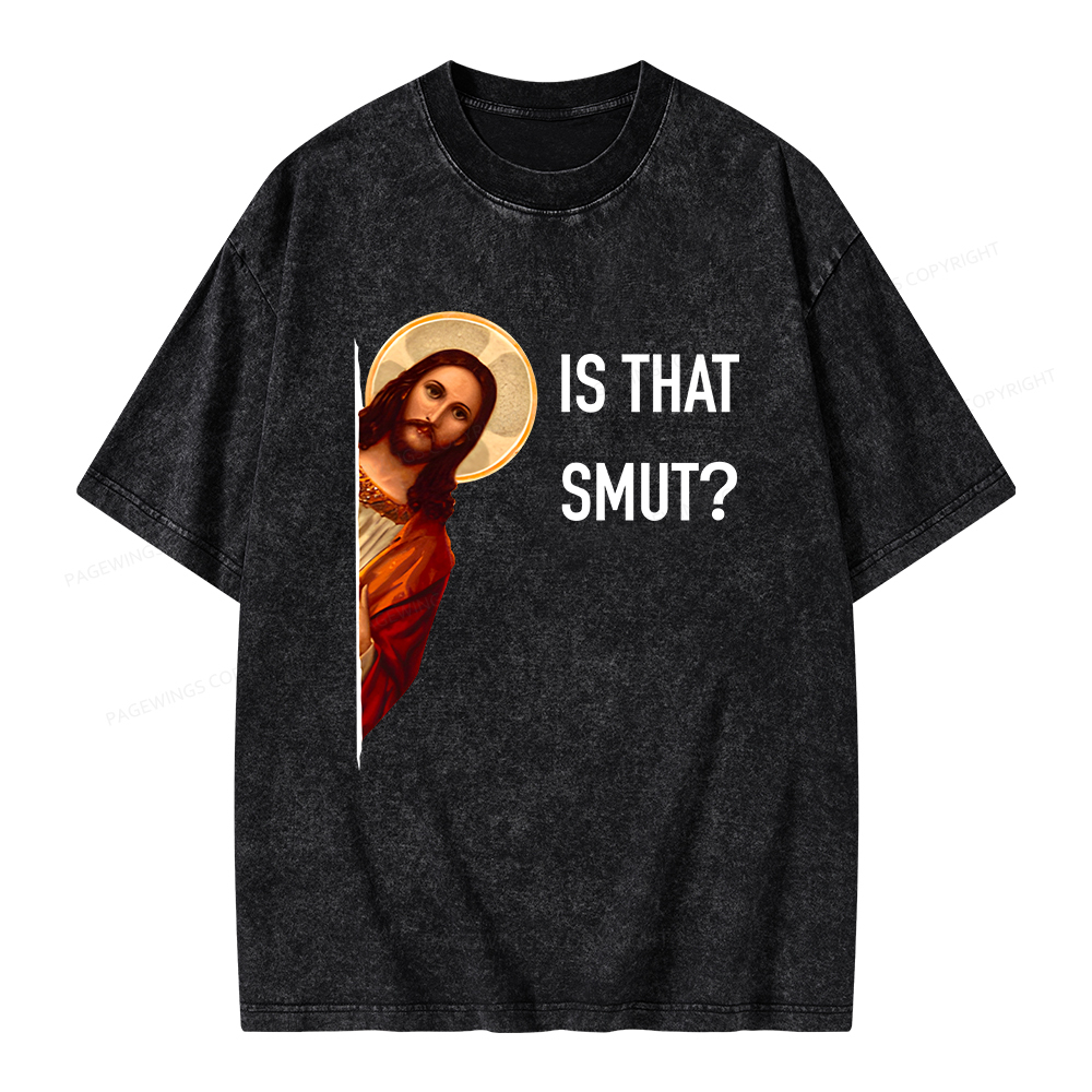 Pagewings Is That Smut Unisex Washed T-shirt