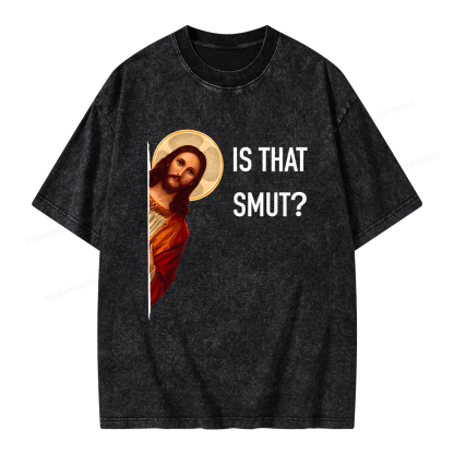 Pagewings Is That Smut Unisex Washed T-shirt