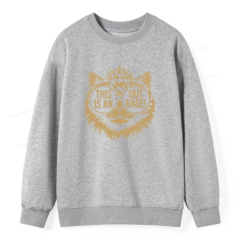 Pagewings This Is An Outrage Unisex Classic Sweatshirt