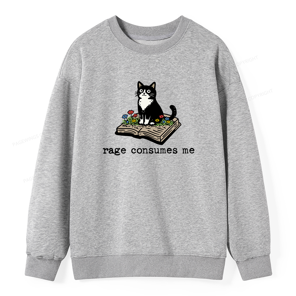 Pagewings Rage Consumes Me Unisex Classic Sweatshirt