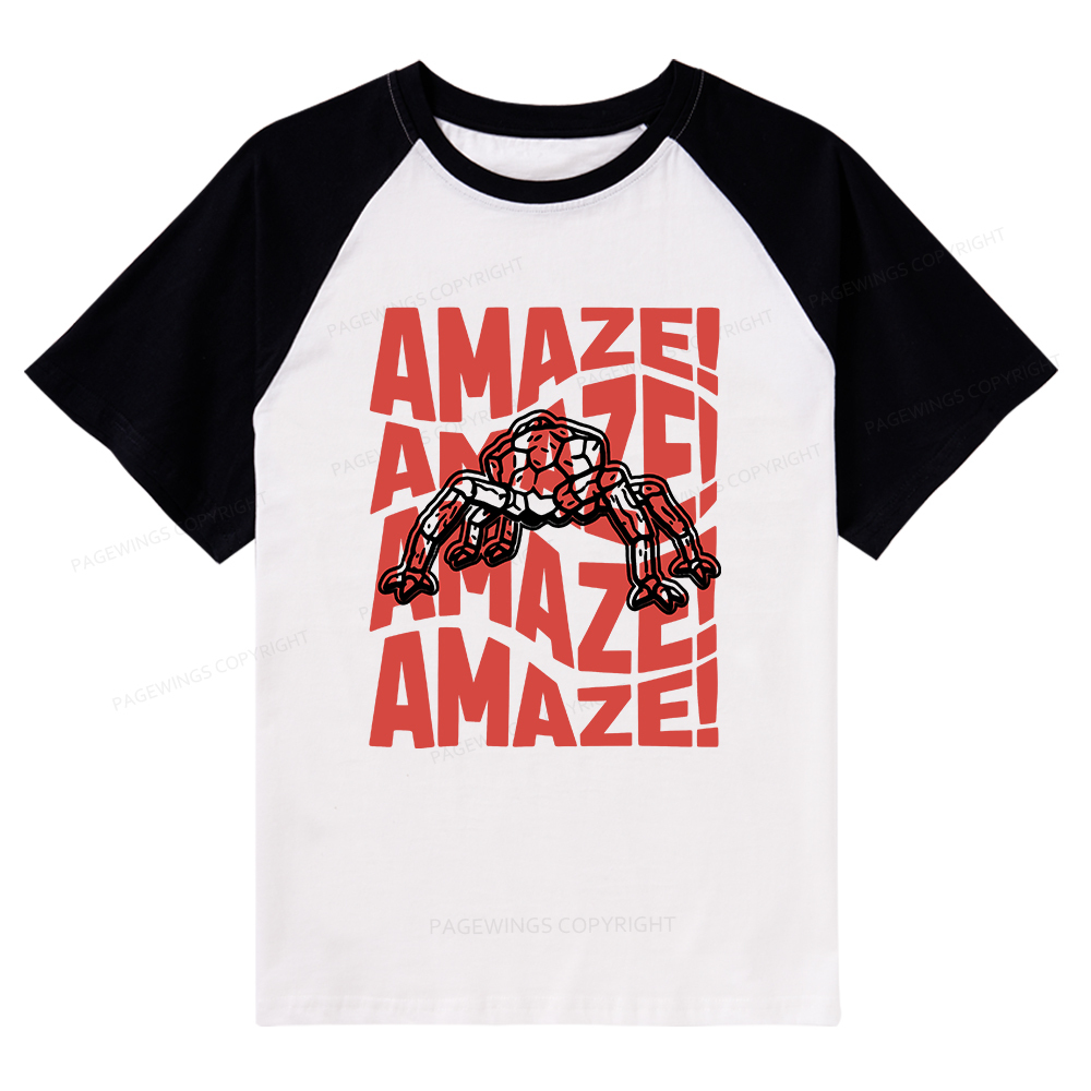 Pagewings Space Raglan T-shirt