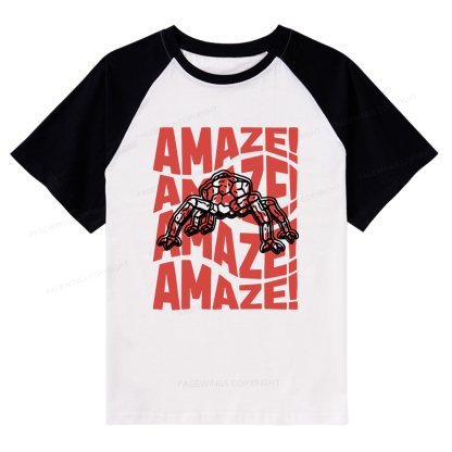 Pagewings Space Raglan T-shirt