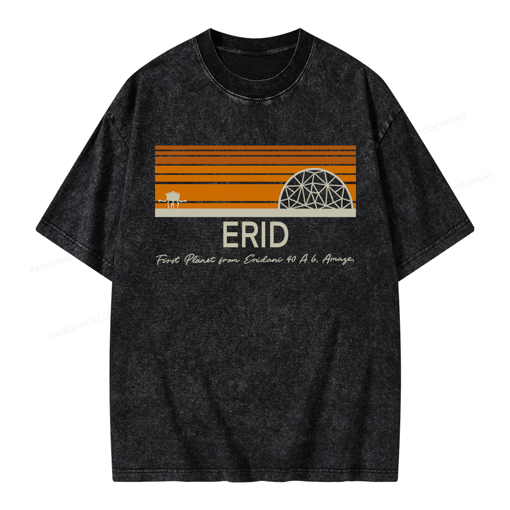 Pagewings Sci-Fi Bookish Unisex Washed T-shirt