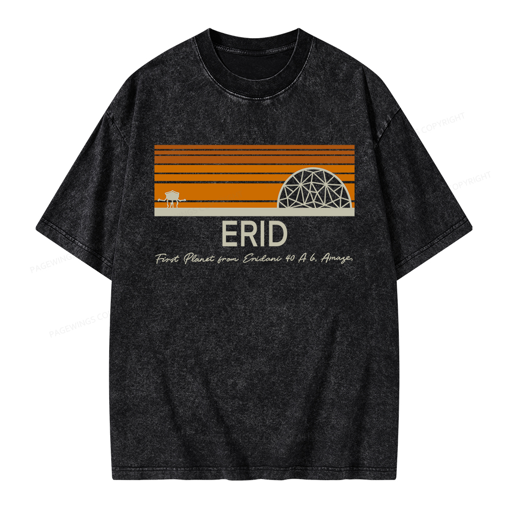 Pagewings Sci-Fi Bookish Unisex Washed T-shirt