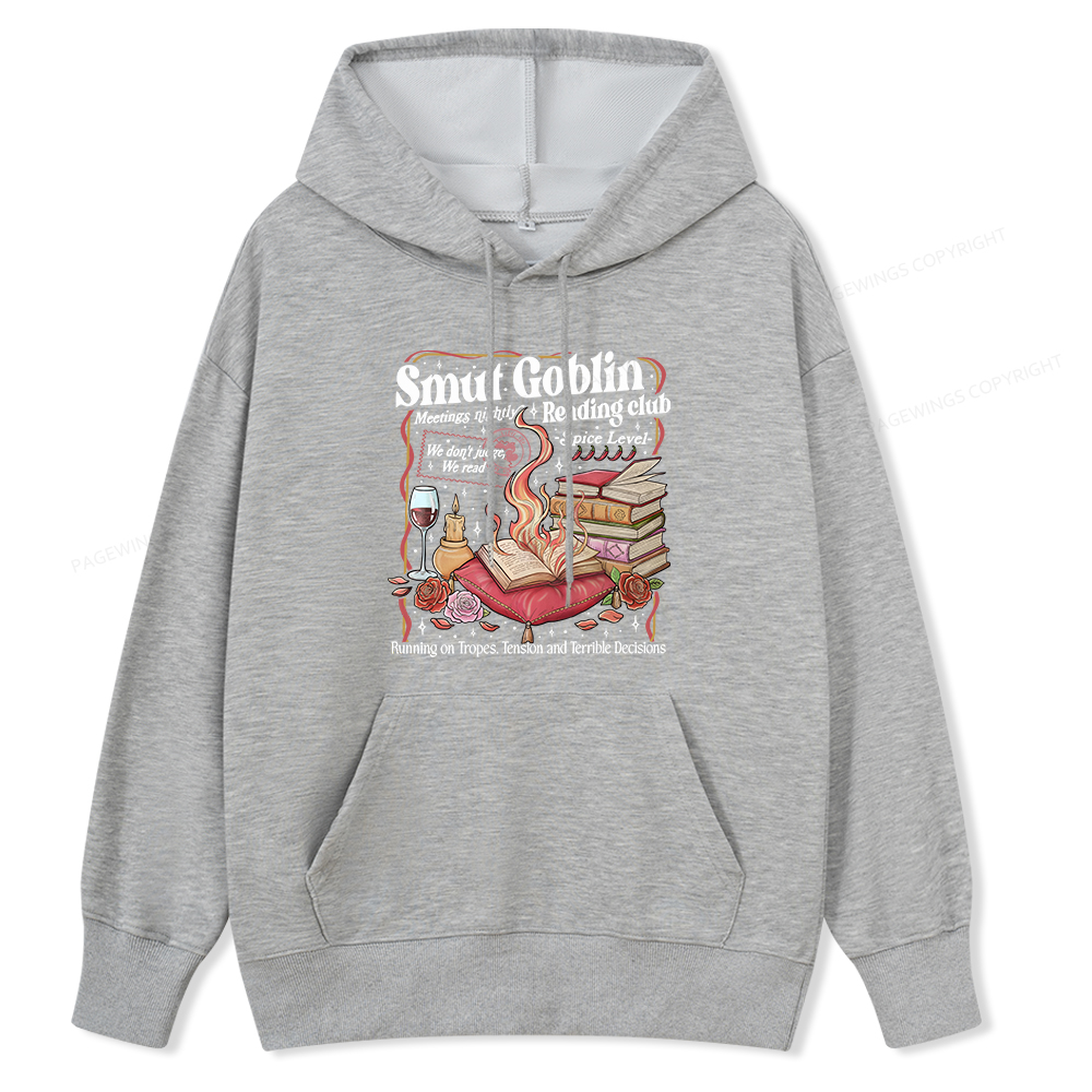 Pagewings Smut Goblin Dark Romance Bookish Unisex Classic Hoodie