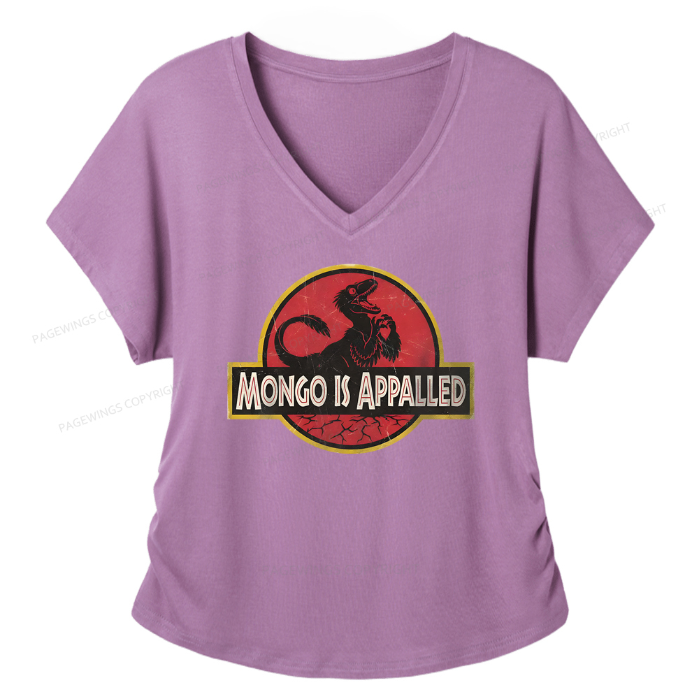 Pagewings Sci-Fi Book Lover Soft Women's Modal V-neck T-shirt