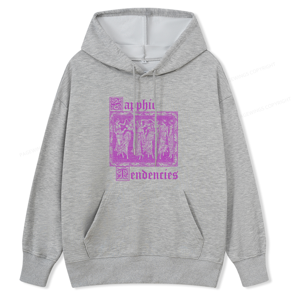 Pagewings Sapphic Tendencies Unisex Classic Hoodie