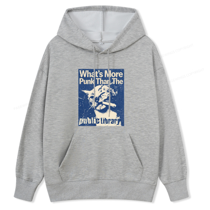 Pagewings What's More Punk Than The Public Library Unisex Classic Hoodie