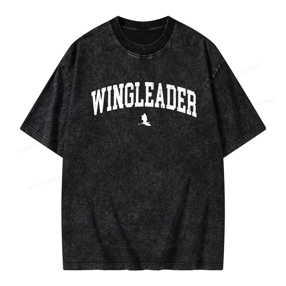 Pagewings Wingleader Unisex Washed T-shirt