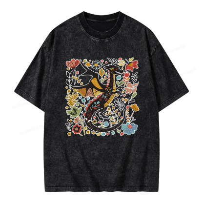 Pagewings Fantasy Reader Unisex Washed T-shirt