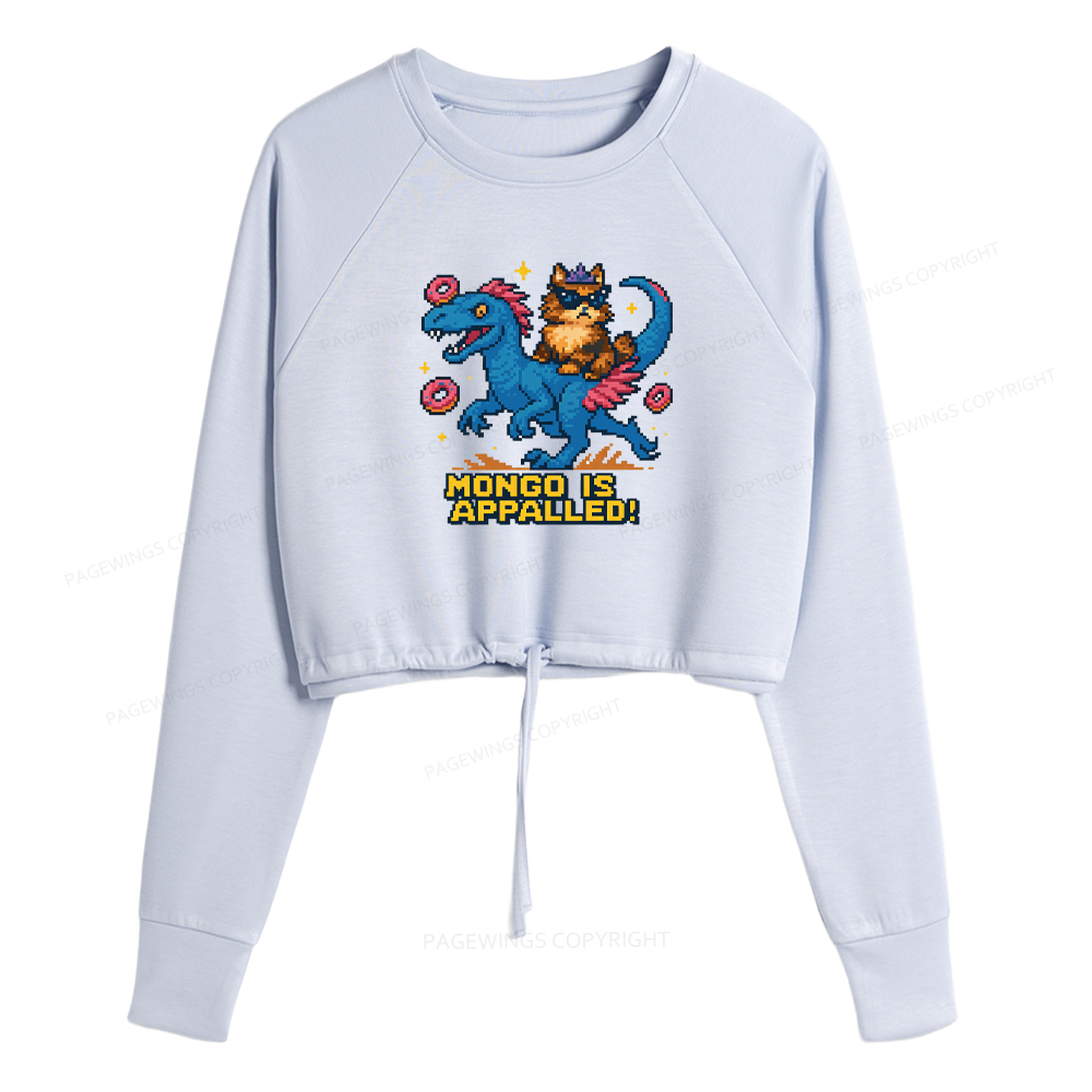 Pagewings Mongo Is Appalled Cropped Sweatshirt 