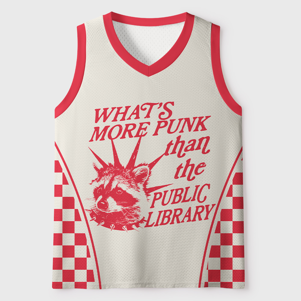 Pagewings What’s More Punk Than The Public Library Unisex Mesh Tank Top