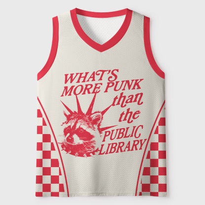 Pagewings What’s More Punk Than The Public Library Unisex Mesh Tank Top